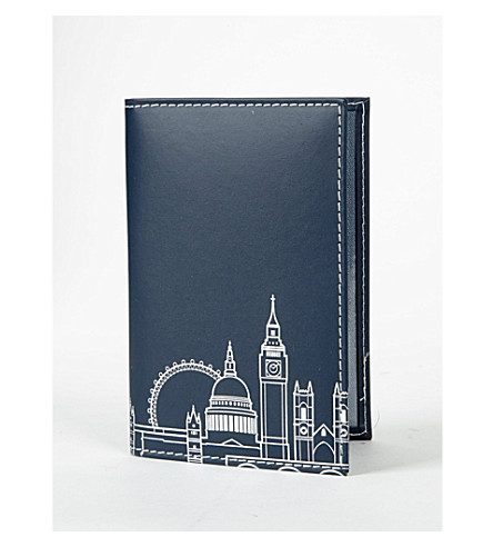 UNDER COVER   London skyline passport holder