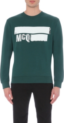 MCQ ALEXANDER MCQUEEN   Blank cotton jersey sweatshirt