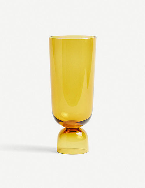 HAY: Bottoms Up glass vase 29.5cm
