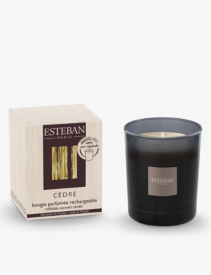 ESTEBAN Cedre scented vegetable-wax candle
