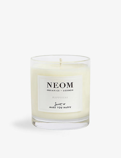 NEOM: Happiness standard vegetable-wax candle 185g