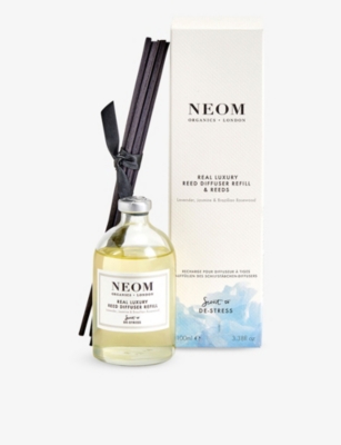 NEOM WELLBEING: Real luxury reed diffuser refill 100ml