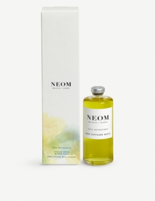 NEOM LUXURY ORGANICS Feel Refreshed reed diffuser refill 100ml