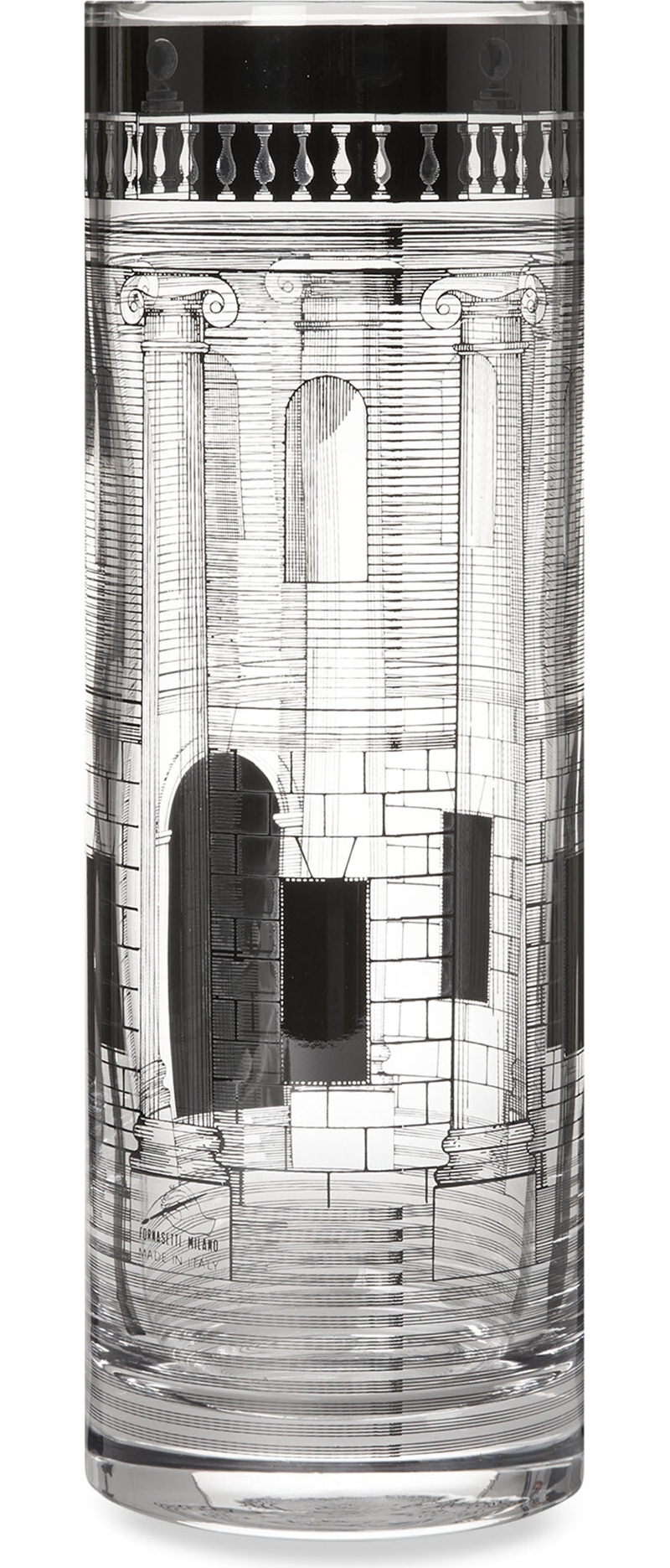 FORNASETTI   Casa colonne glass vase