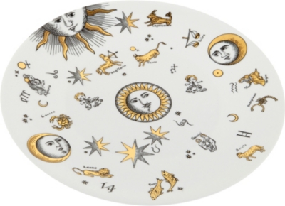 FORNASETTI: Astronomici porcelain plate 31cm