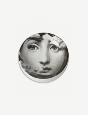 FORNASETTI: Cloud Cover porcelain ashtray 13cm