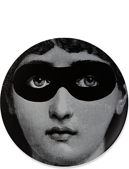 FORNASETTI: Masked eyes wall plate