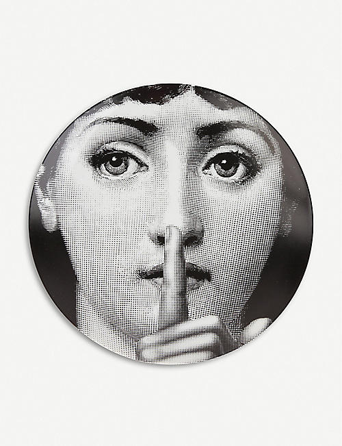 FORNASETTI: Themes and Variations round porcelain wall plate 26cm
