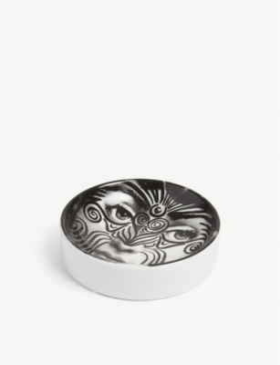 FORNASETTI: Tema e Variazioni ceramic ashtray 13cm