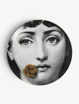 FORNASETTI: 137 porcelain wall plate 26cm
