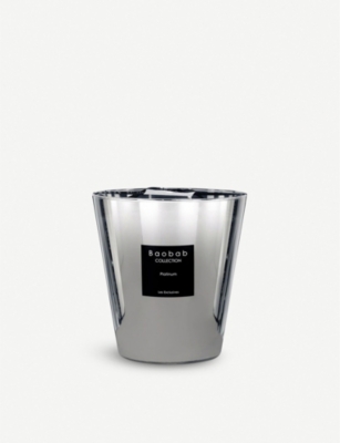 BAOBAB COLLECTION: Les Exclusives Platinum scented candle 1kg