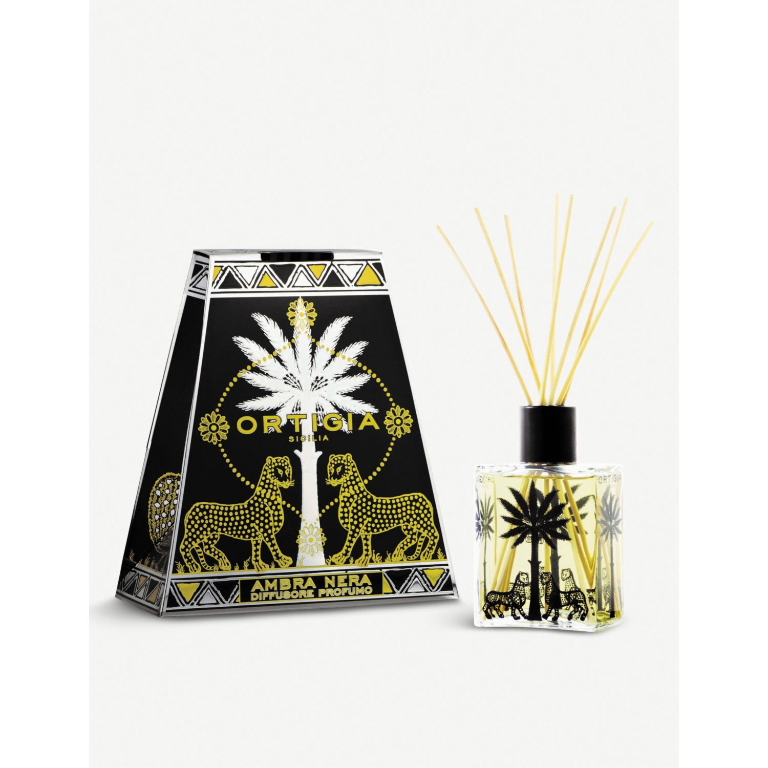 Ortigia Sicilia Ambra Nera Diffuser 200ml