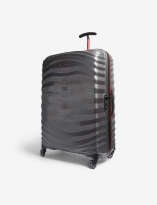 samsonite lite shock 75cm hard suitcase