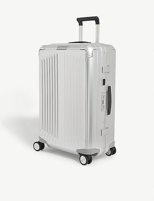 SAMSONITE: Lite-Box Alu aluminium hard case 4 wheel cabin suitcase 69cm