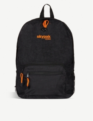 Skypak Black Folding Rucksack