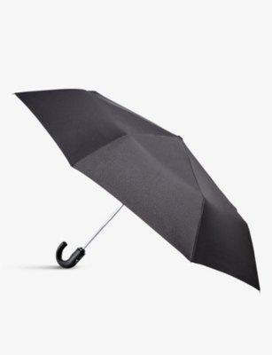 Fulton Womens Black Open And Close Umbrella