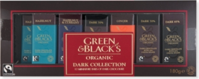 GREEN & BLACKS   Organic dark miniatures collection 180g