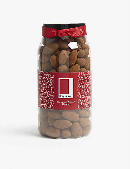 FARHI: Cinnamon dusted almonds jar 750g