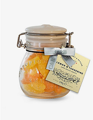 CARTWRIGHT & BUTLER: Lemon & tangerine slice mix sweets in jar 190g