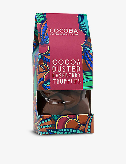 COCOBA: Dusted raspberry truffles 200g