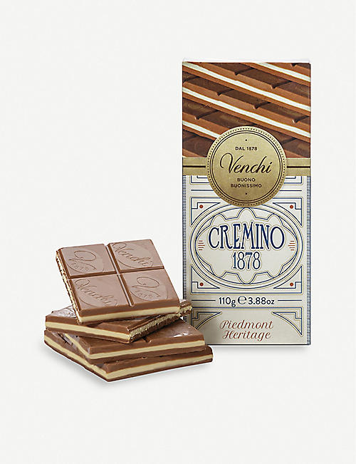 VENCHI: Cremino 1878 chocolate bar 110g