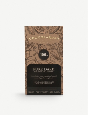 CHOCOLARDER: 100% pure dark chocolate 70g