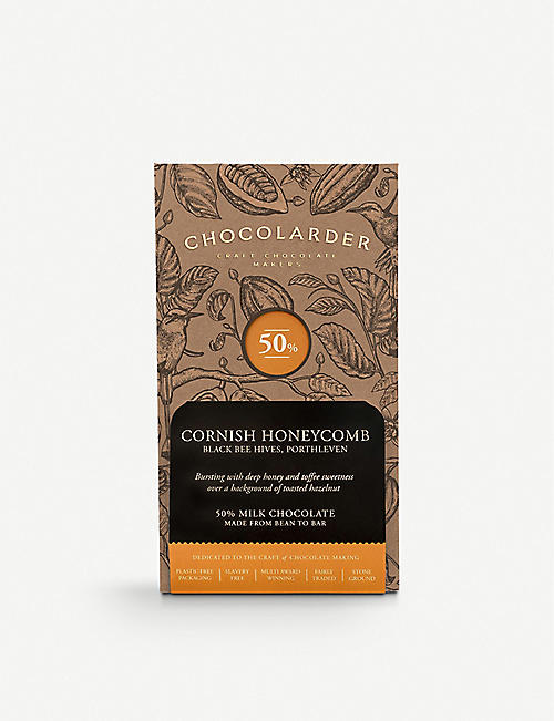 CHOCOLARDER: Cornish honeycomb milk chocolate 70g