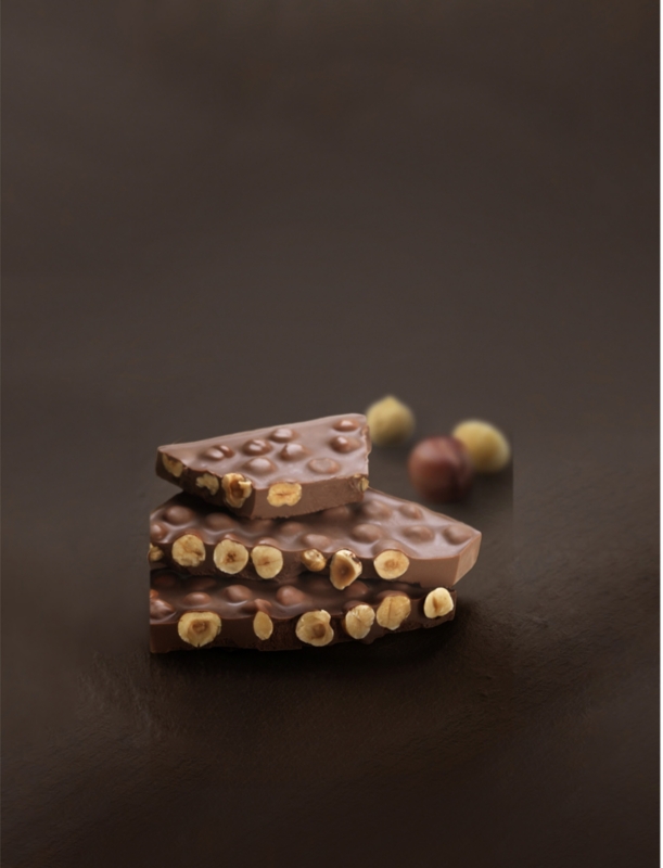 Hazelnut milk chocolate bar 250g