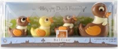 Chocolate duck family (4 pack)