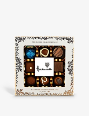 HOLDSWORTH: Small milk chocolate window box 110g