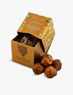 HOLDSWORTH: Petite salted caramel milk chocolate truffle box 55g