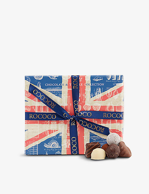 ROCOCO: Union Jack assorted chocolate truffle selection 125g