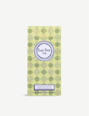 ROCOCO: Earl Grey Tea 65% dark chocolate bar 70g