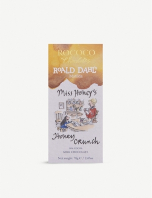 Rococo Miss Honey S Honey Crunch Milk Chocolate Bar 70g Selfridges Com