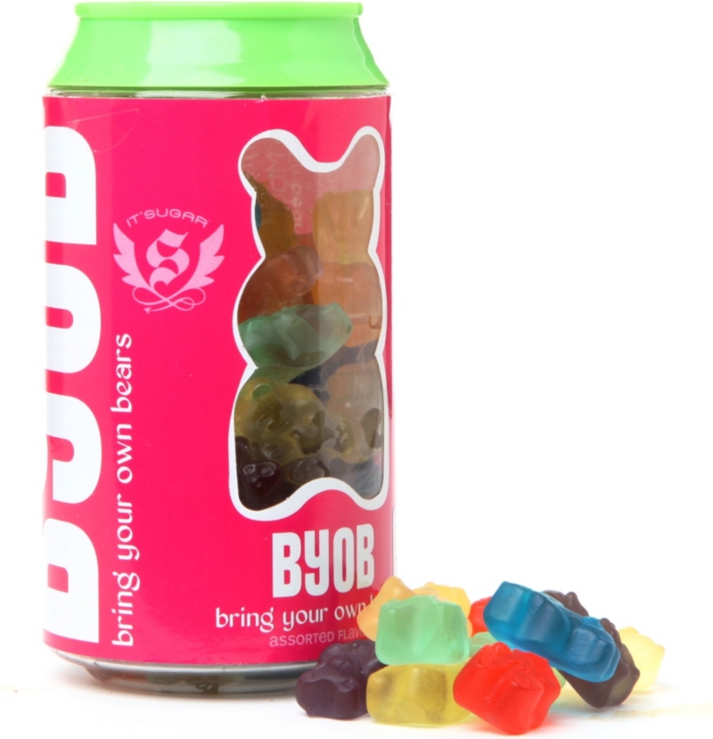 Bring Your Own Bears pink can 284g   ITSUGAR   NEW IN   Food & Wine 