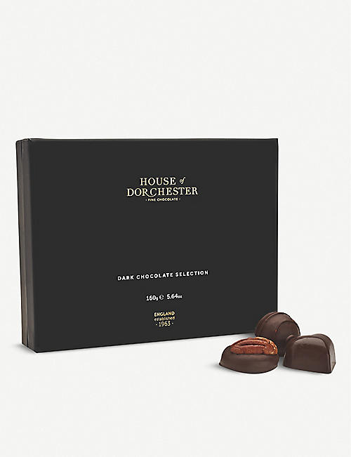 HOUSE OF DORCHESTER: Dark chocolate selection box 160g