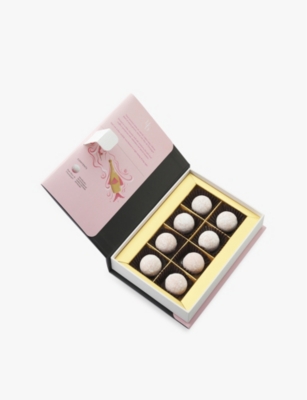 HOUSE OF DORCHESTER: Pink Marc de Champagne truffles 90g