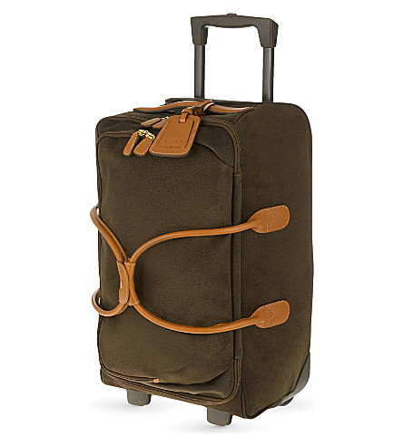 BRICS - Life micro-suede two-wheel duffel bag 55cm | Selfridges.com