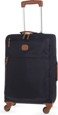 Bric's Brics Ocean Blue X-travel Four-wheel Suitcase 55cm In Nero