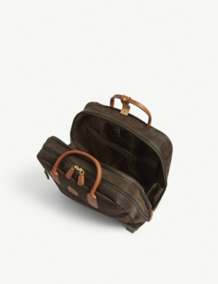 BRICS: LIFE Tropea two-wheel faux-suede pilot case 40.5cm