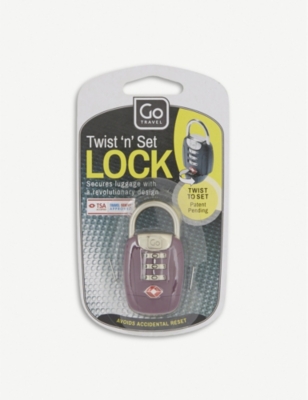 Go Travel Twist 'n' Set Lock In Nero