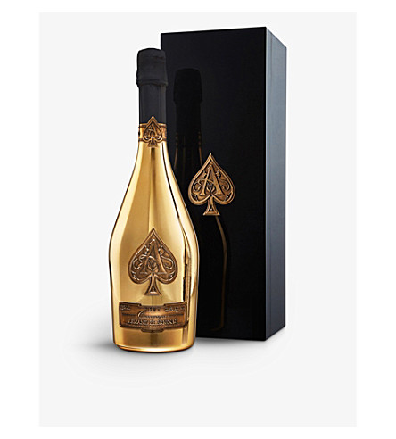 ACE OF SPADES - Armand de Brignac Brut Gold NV champagne 750ml ...