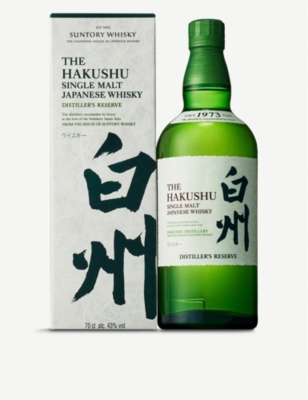 SUNTORY: Hakushu Distiller's Reserve single malt Japanese whisky 700ml