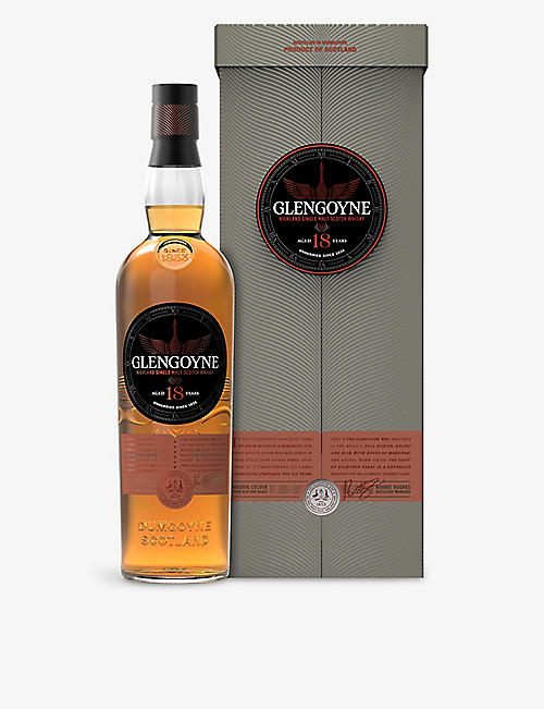 GLENGOYNE: 18-year-old Highland single malt Scotch whisky 700ml