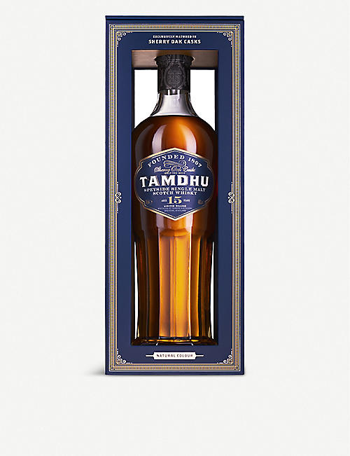 威士忌以及BOURBON：Tamdhu 15 年单一麦芽苏格兰威士忌酒 750 毫升