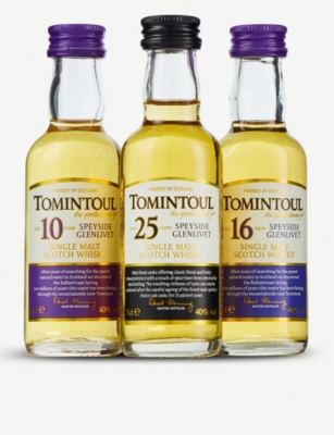 SPEYSIDE: Speyside single malt whiskey miniature gift set 3x50ml