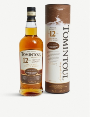TOMINTOUL: Tomintoul Speyside Glenlivet 12-year-old Single Malt Scotch Whisky 700ml