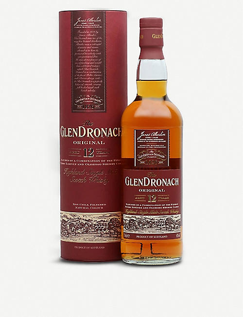 HIGHLAND：GlenDronach 12 年佳酿单麦芽苏格兰威士忌 700 毫升