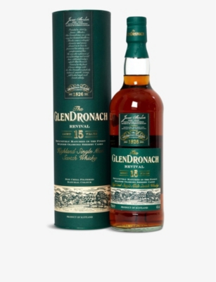 GLENDRONACH: 15-year-old single malt Scotch whisky 700ml