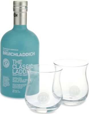 BRUICHLADDICH: Bruichladdich Classic Laddie gift set 700ml